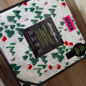 Eddie Bauer Christmas Queen Sheet